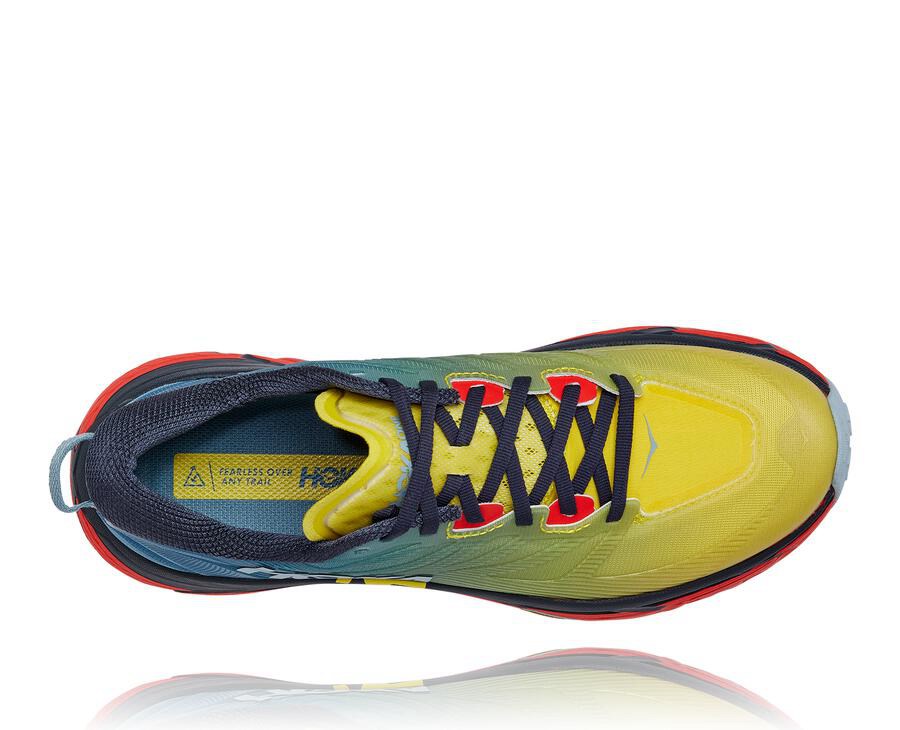 Tenis Trail Hoka One One Masculino Azuis - Mafate Speed 3 - 856-INQGLY